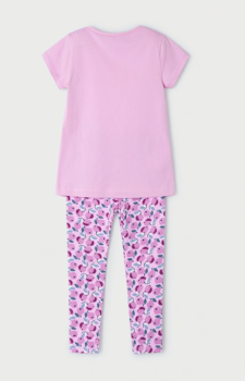 Mayoral - 2-teiliges Set/ T-Shirt LOL & Leggings malve